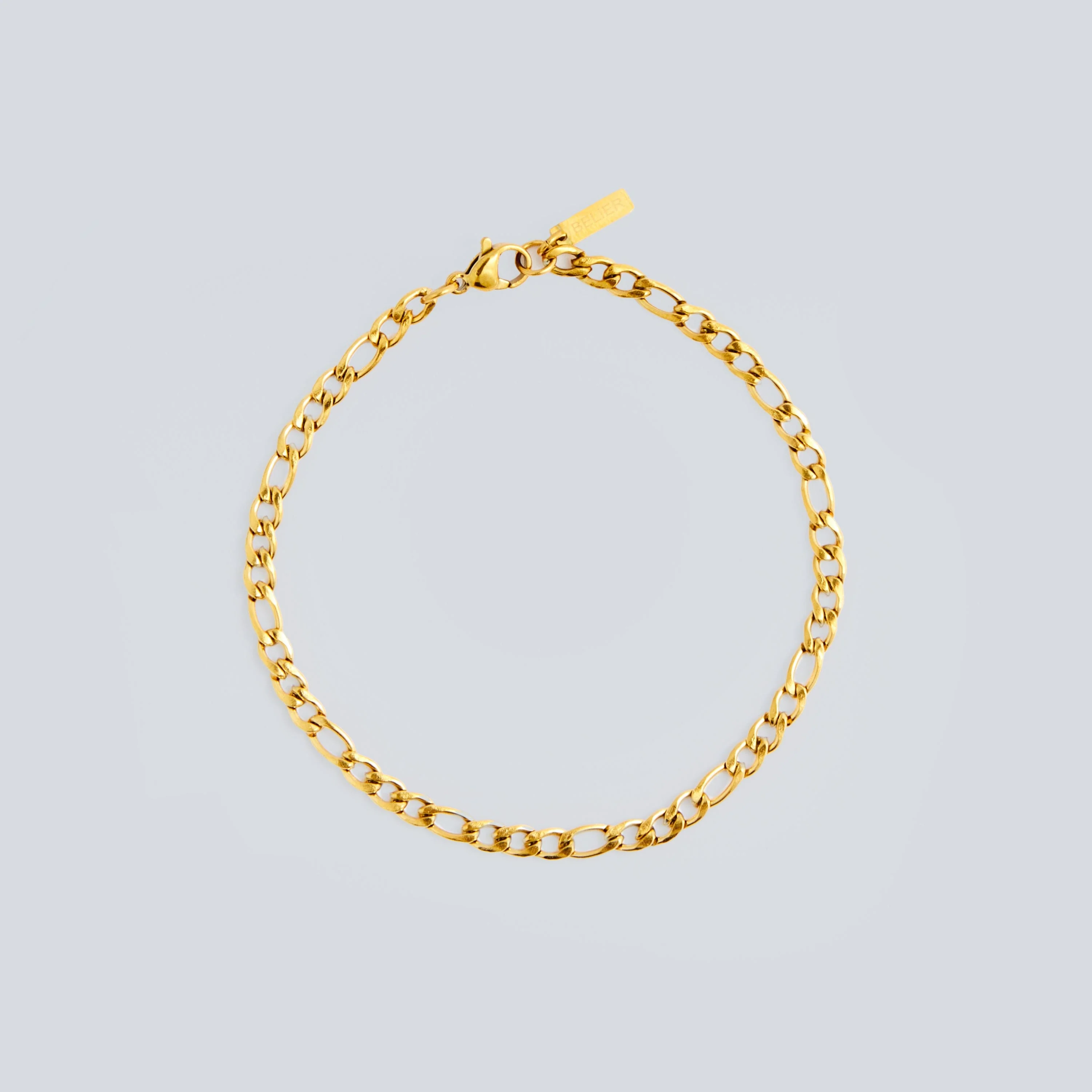 Gold Figaro Bracelet - Image 4